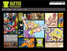 Tablet Screenshot of hatterentertainment.com